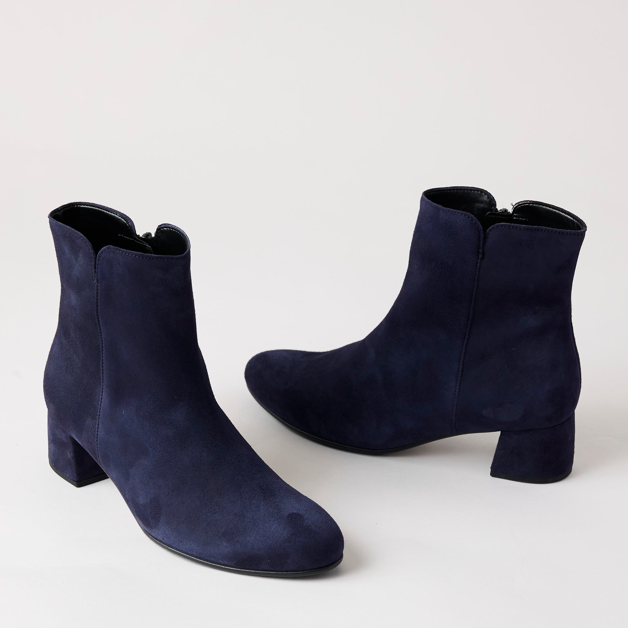 Gabor Navy Suede Ankle Boots Shop online Nozomi