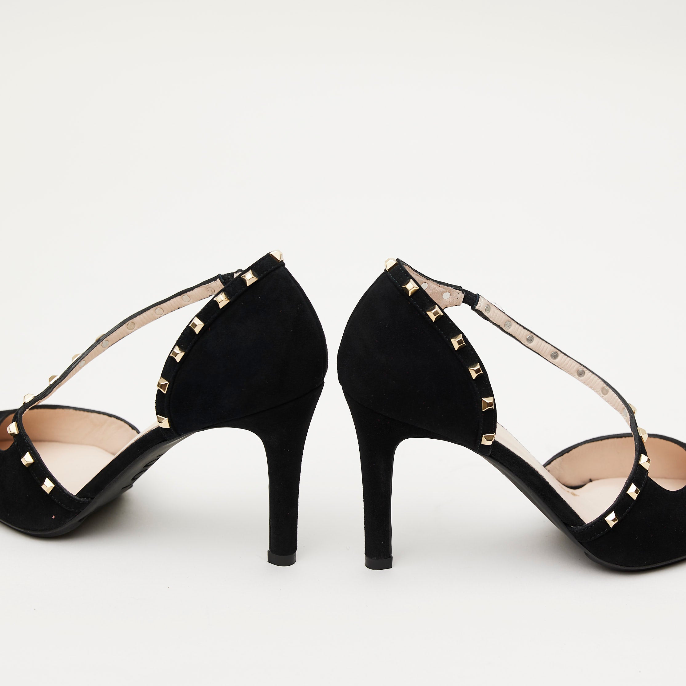 Lodi Black Suede Court Shoes, Nozomi Shoe Boutique