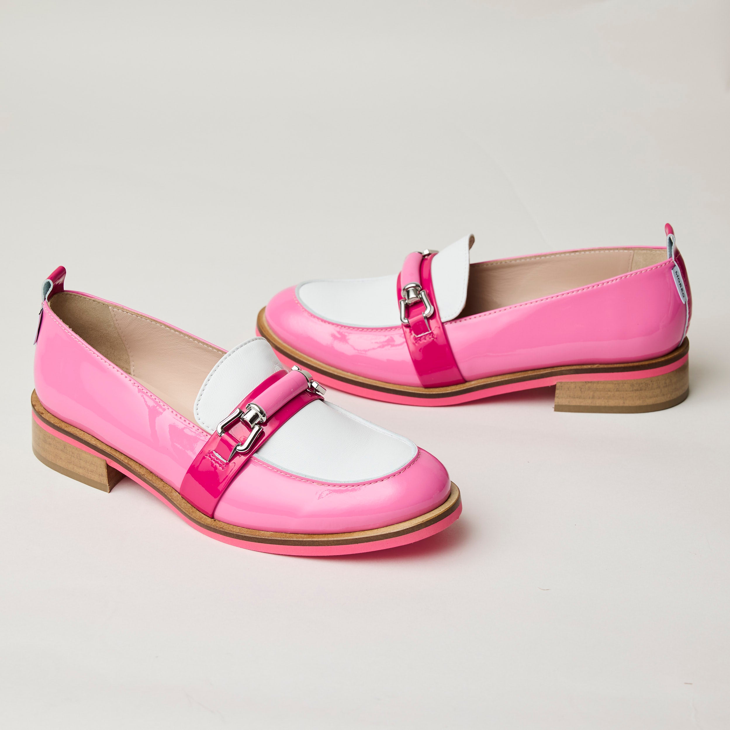 Marco Moreo Pink Patent Loafer