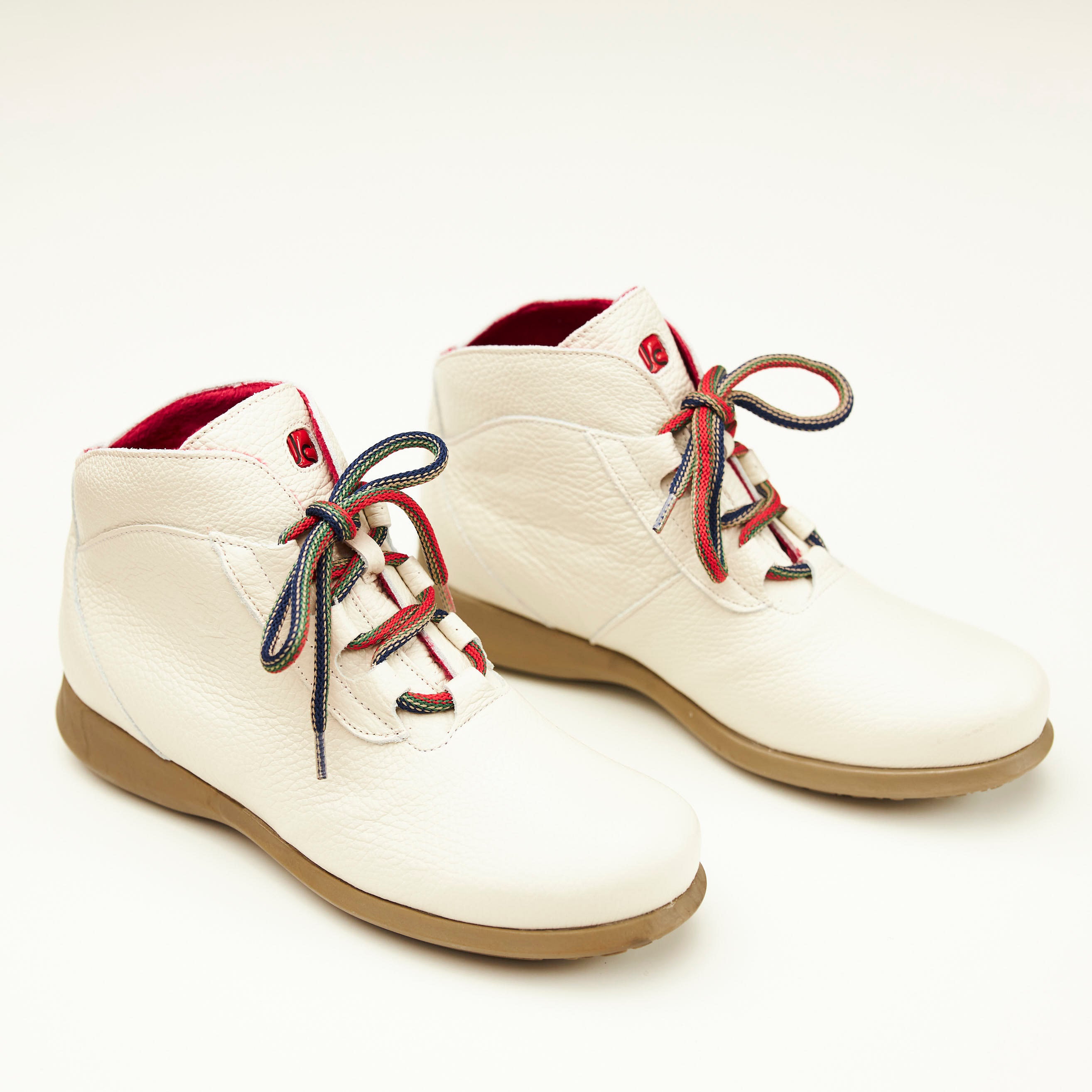 Jose Saenz Winter White Ankle Boots