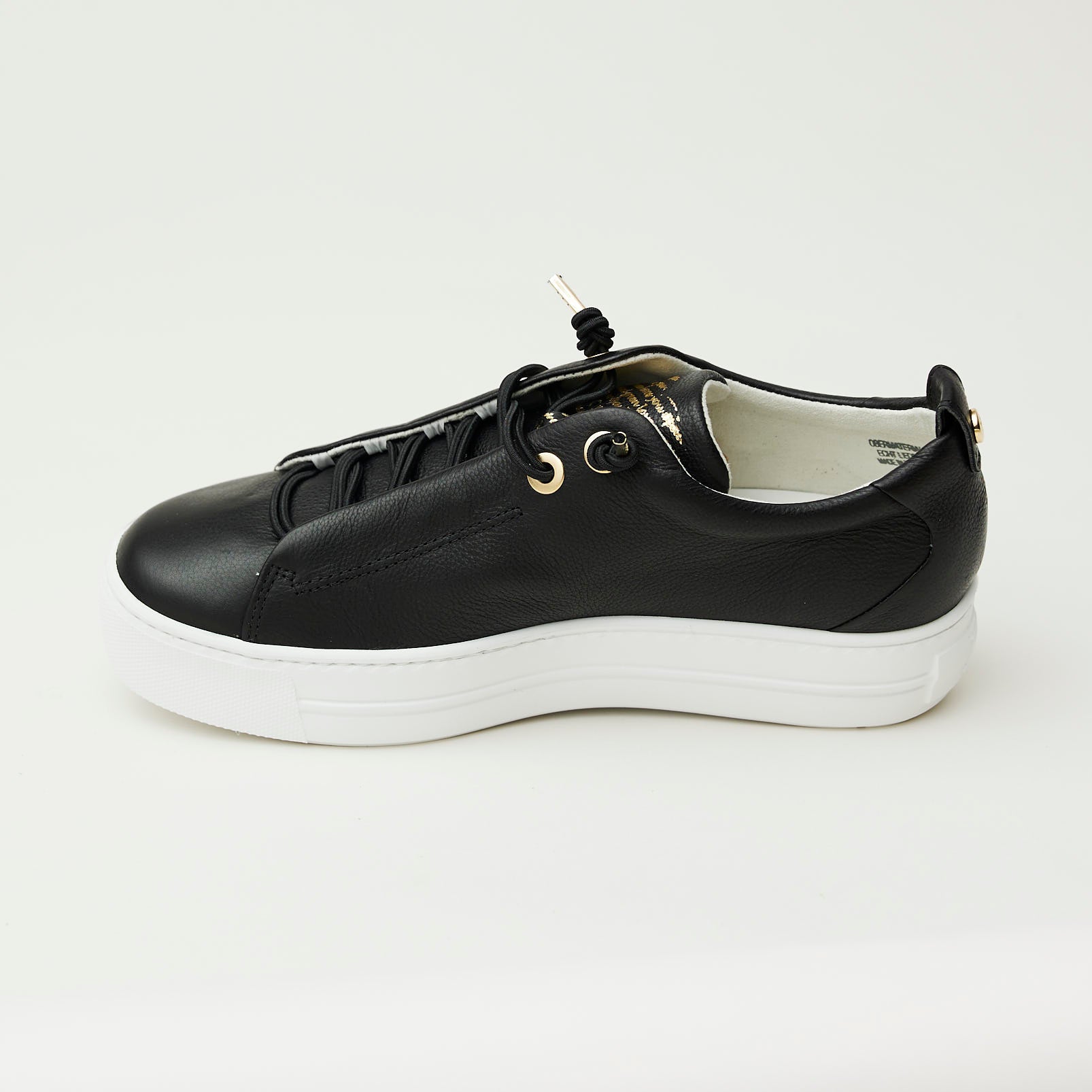Paul Green Black Leather Trainers Shop online Nozomi