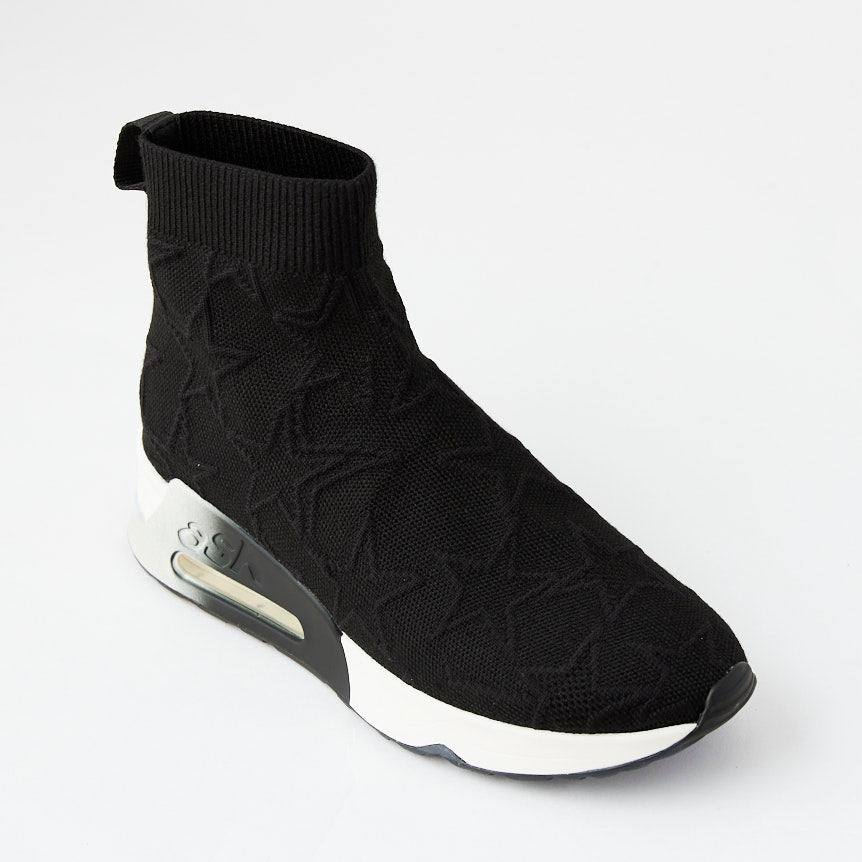 Ash Black Sock Boot Trainers - Nozomi
