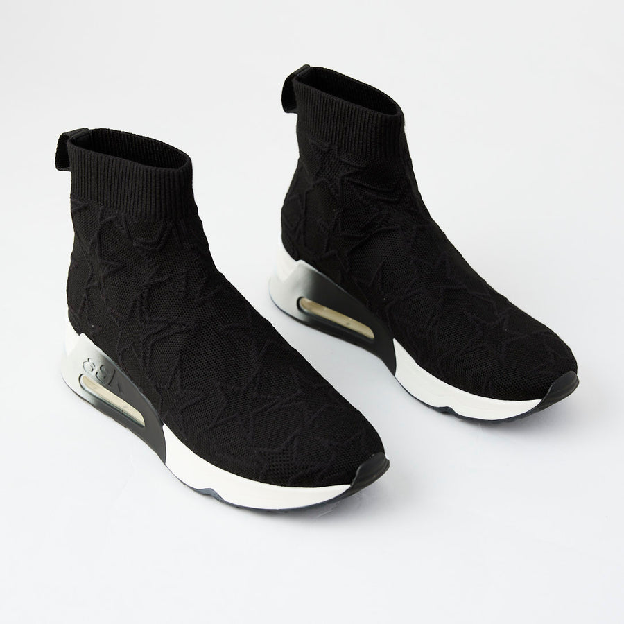 Ash Black Sock Boot Trainers - Nozomi