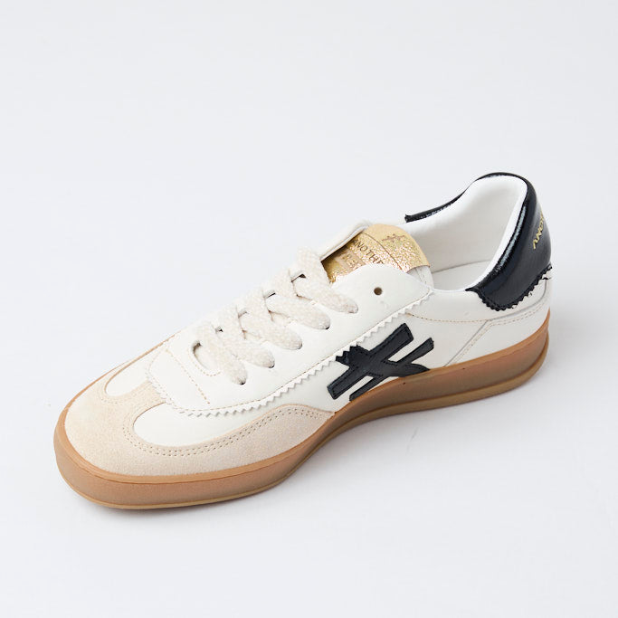Another Trend Beige and Cream Suede Leather Trainers - Nozomi