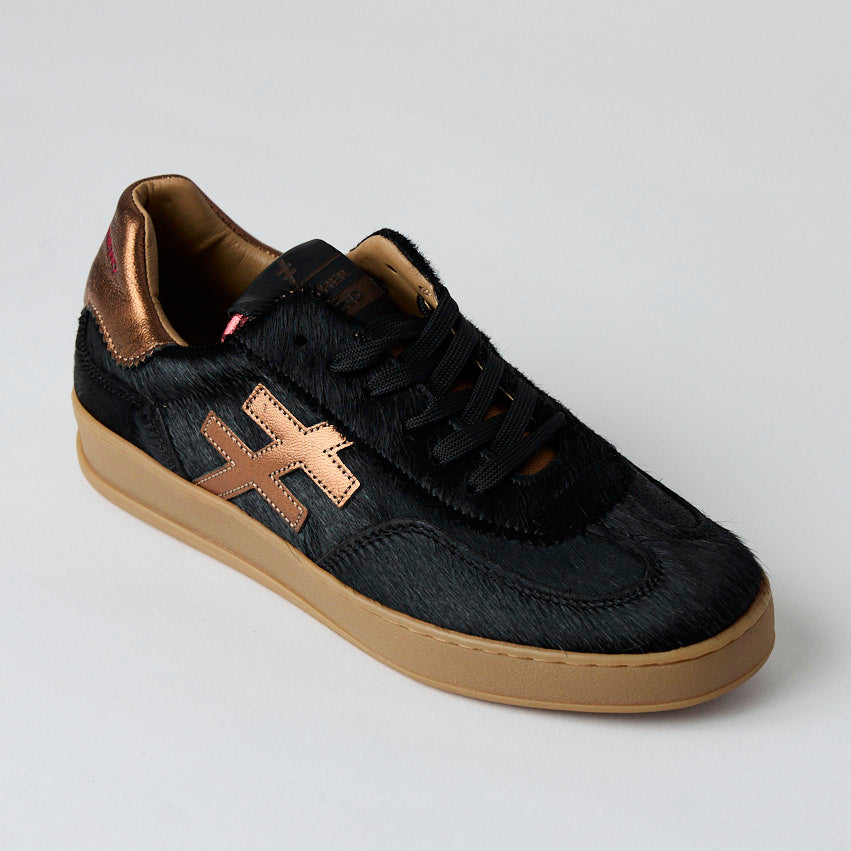 Another Trend Black Suede Leather Trainers - Nozomi