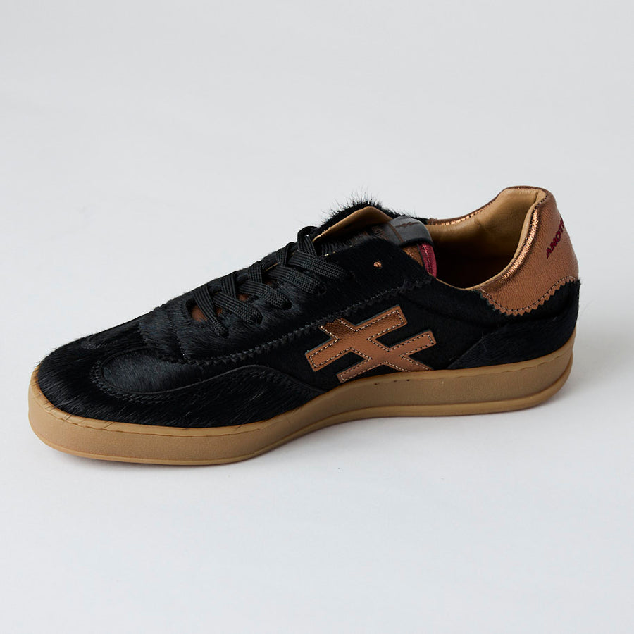 Another Trend Black Suede Leather Trainers - Nozomi