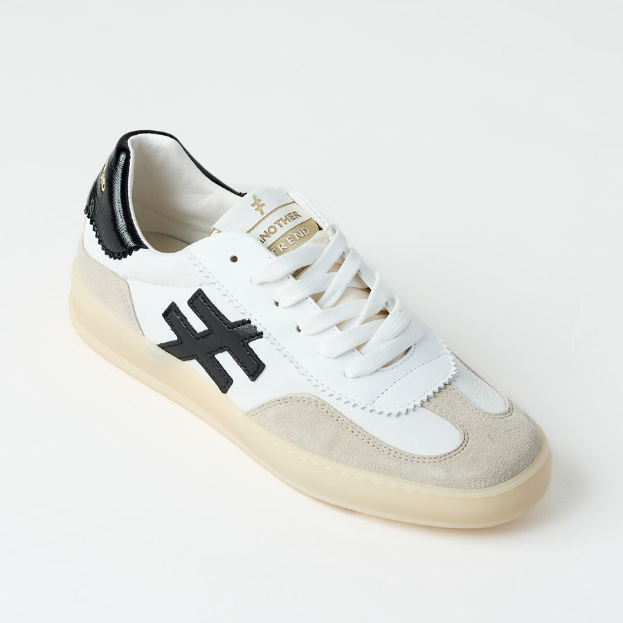 Another Trend Beige Suede Leather Trainers - Nozomi