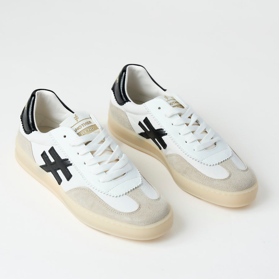 Another Trend Beige Suede Leather Trainers - Nozomi