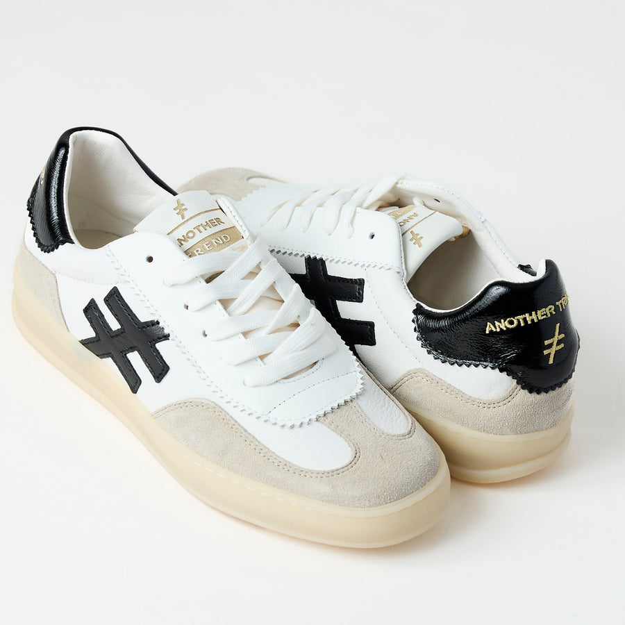 Another Trend Beige Suede Leather Trainers - Nozomi