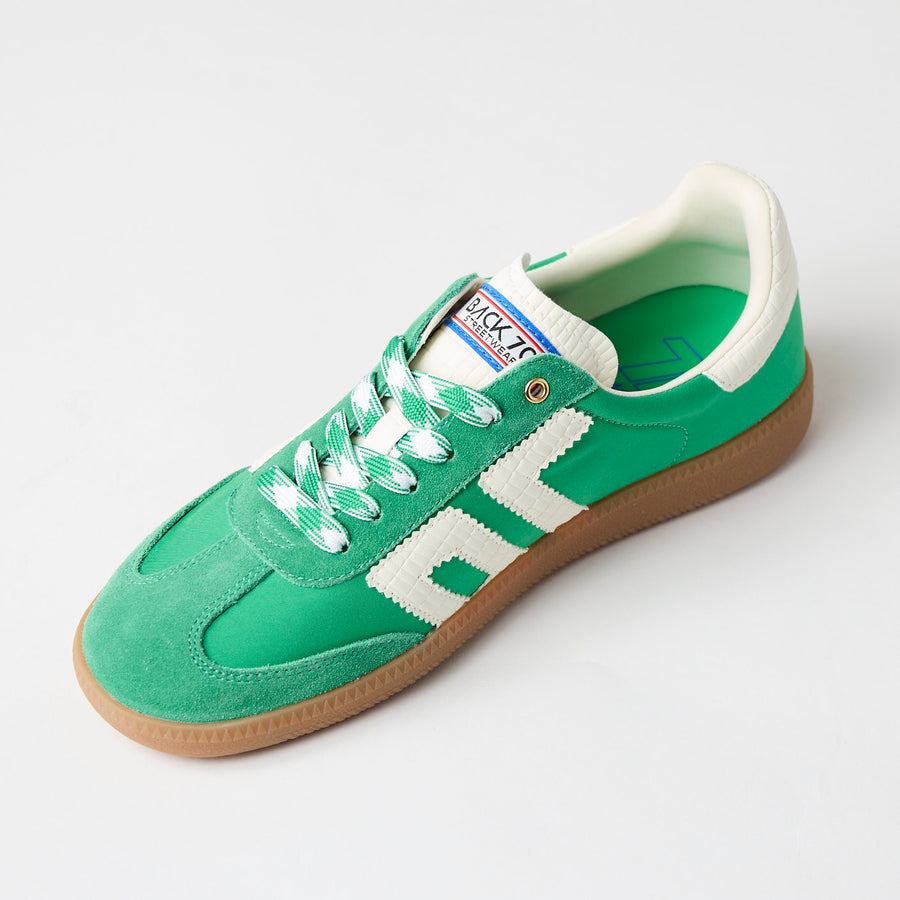 Back 70 Green Suede Trainers