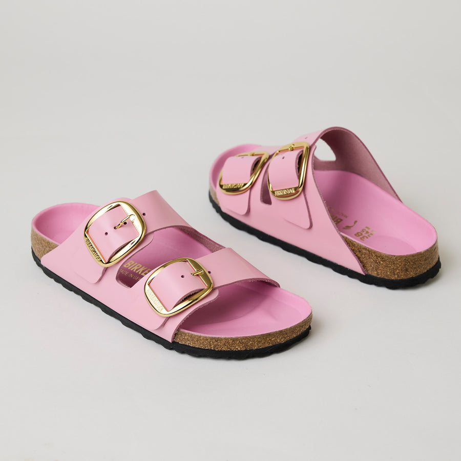 Birkenstock Barbie Pink Big Buckle Leather Arizona Sandals - Nozomi
