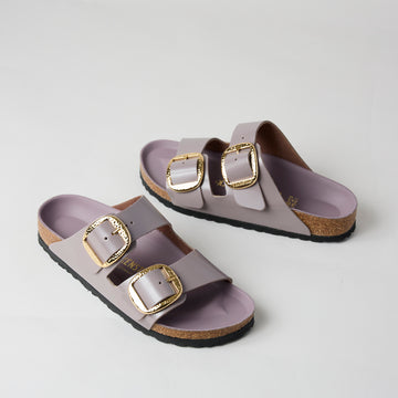 Birkenstock Arizona Faded Purple Big Buckle Sandals