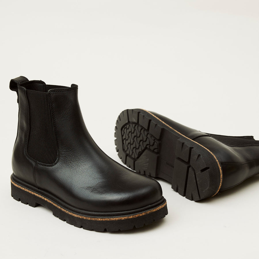 Birkenstock Black Leather Chelsea Boots - Nozomi