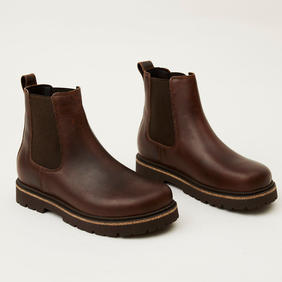 Birkenstock Brown Leather Chelsea Boots - Nozomi