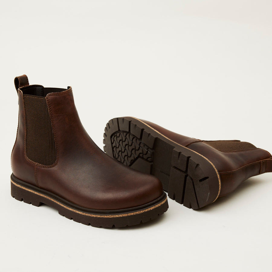 Birkenstock Brown Leather Chelsea Boots - Nozomi