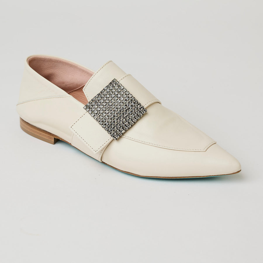 Fratelli Russo Cream Leather Loafers - Nozomi