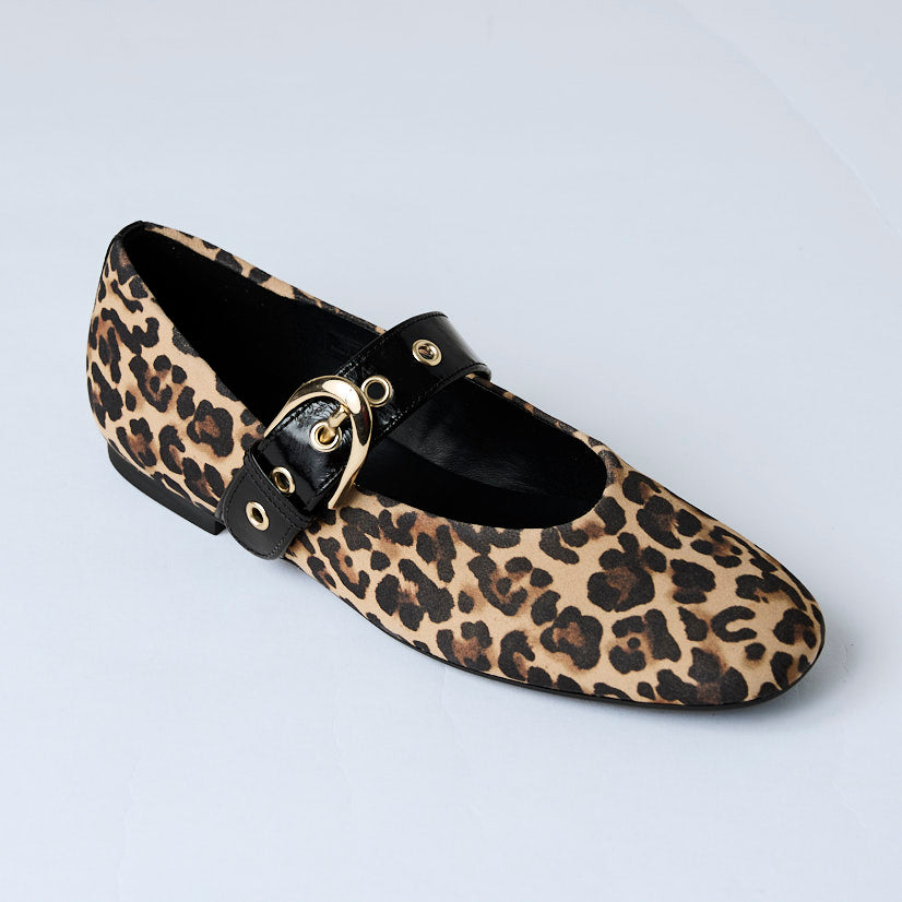 Gabor Mary Jane Suede Leather Leopard Pumps - Nozomi