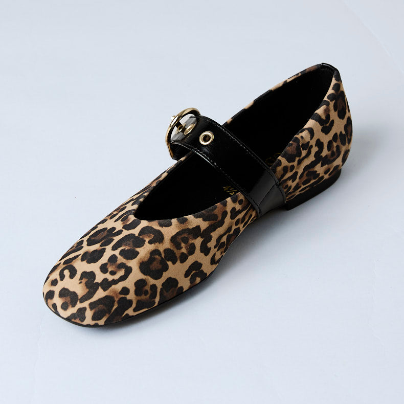 Gabor Mary Jane Suede Leather Leopard Pumps - Nozomi