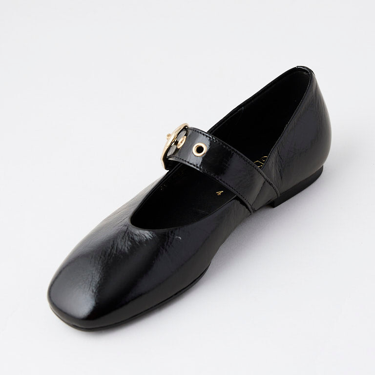 Gabor Mary Jane Black Patent Leather Pumps - Nozomi