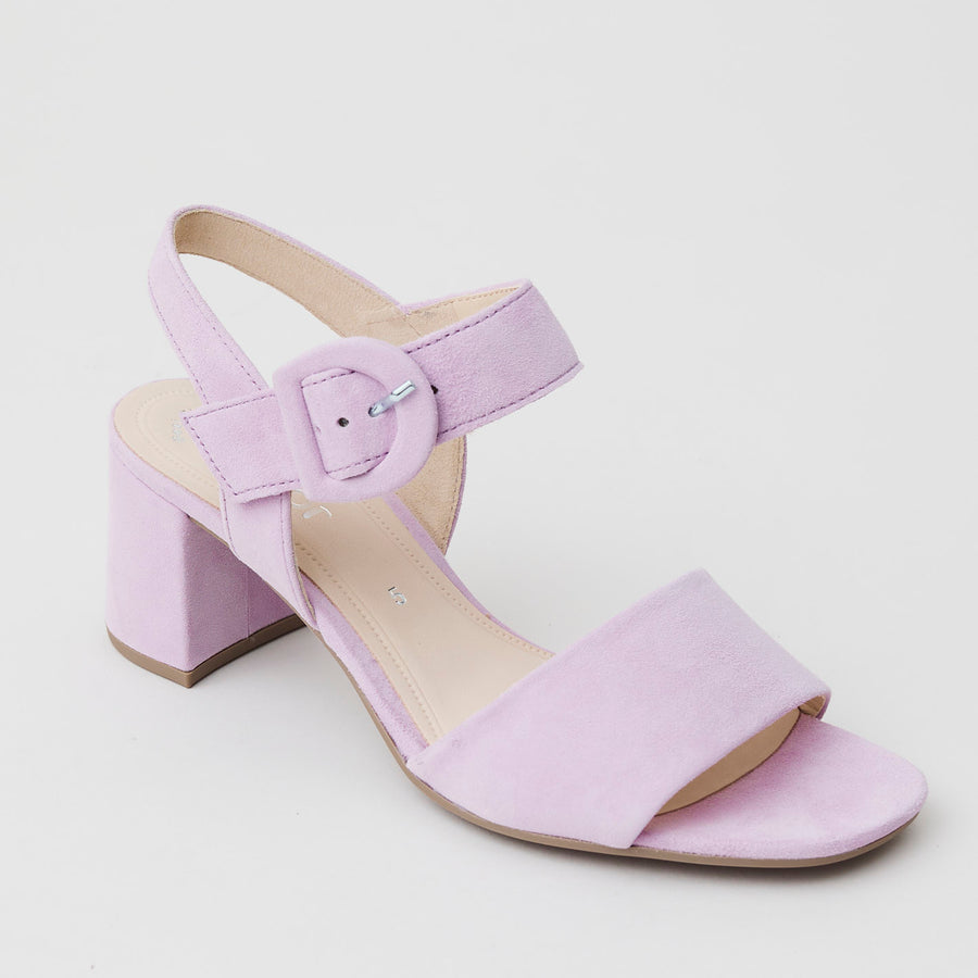 Gabor Lilac Suede Sandals - Nozomi