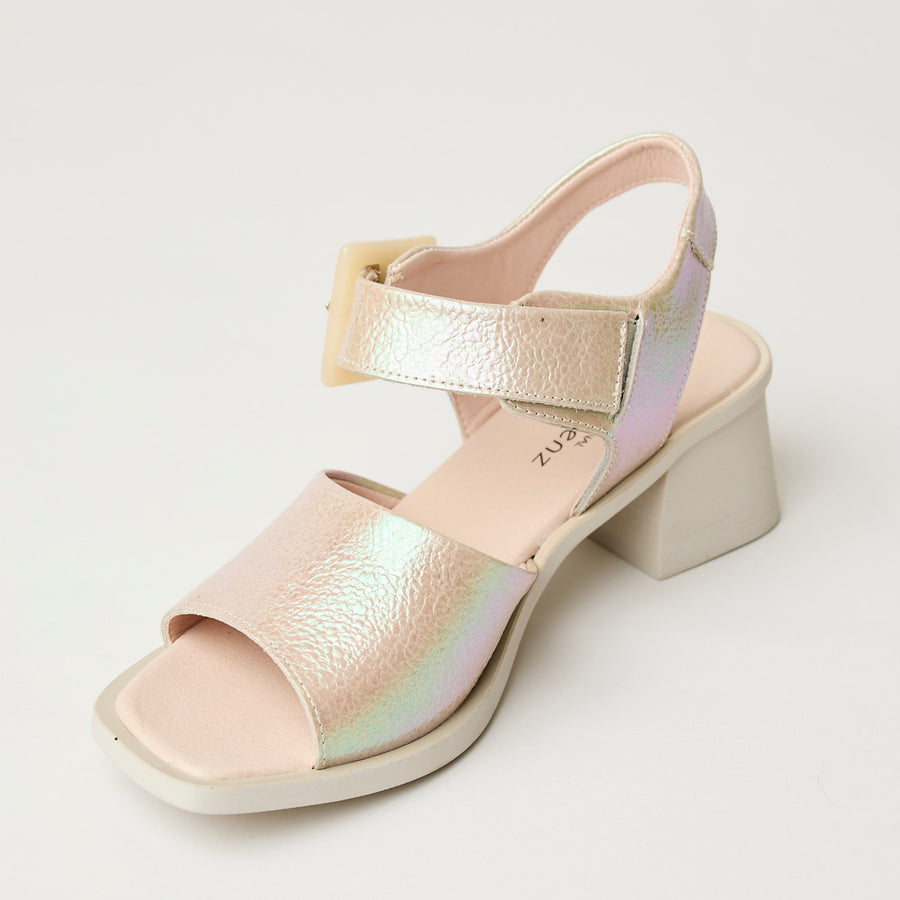 Jose Saenz Pearlised Leather Sandals - Nozomi