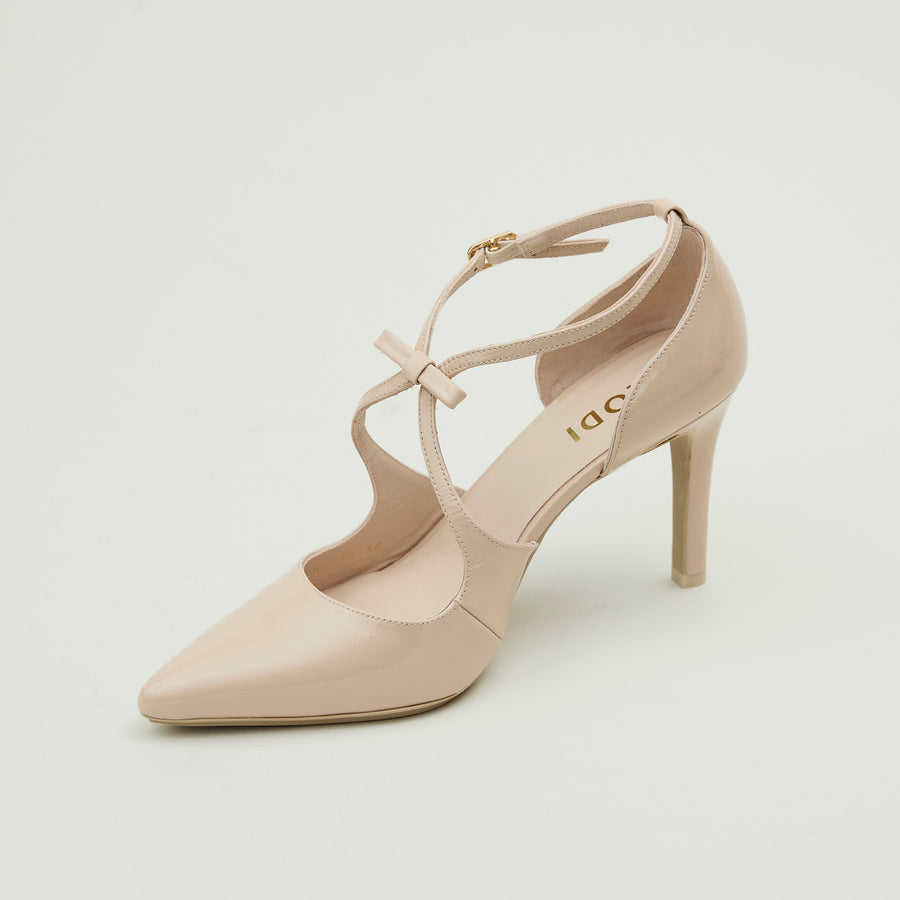 Lodi Blush Patent Leather Court Shoes - Nozomi