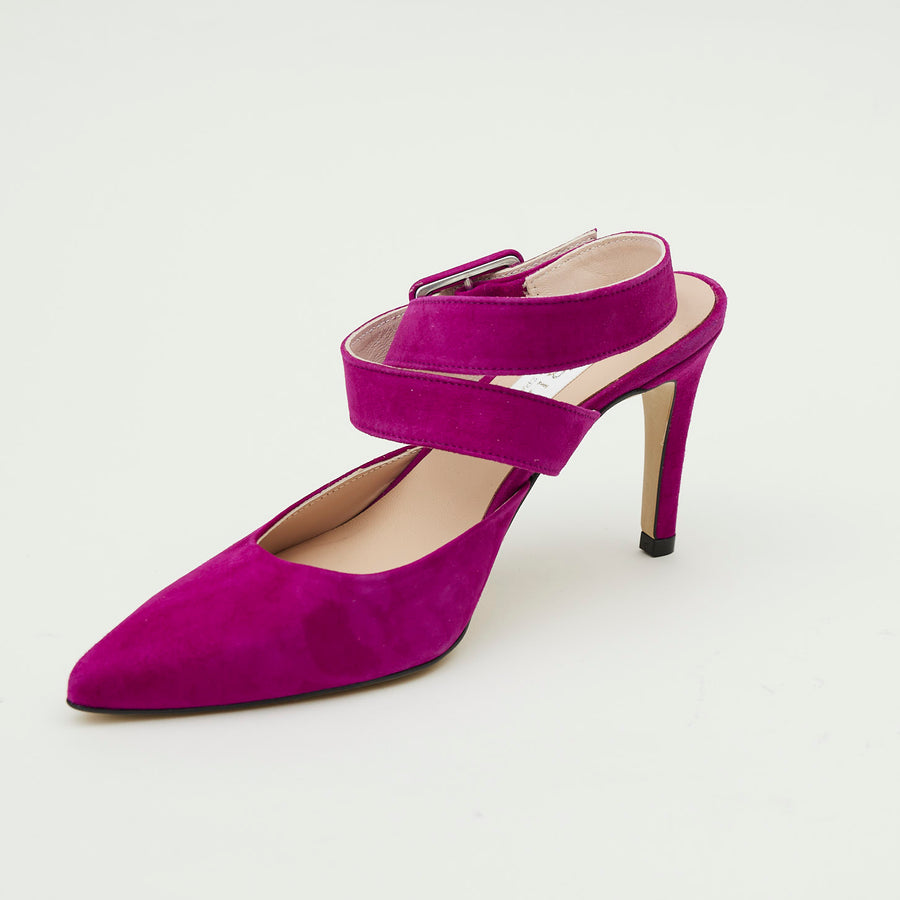 Marian Cyclamen Suede Court Shoes - Nozomi