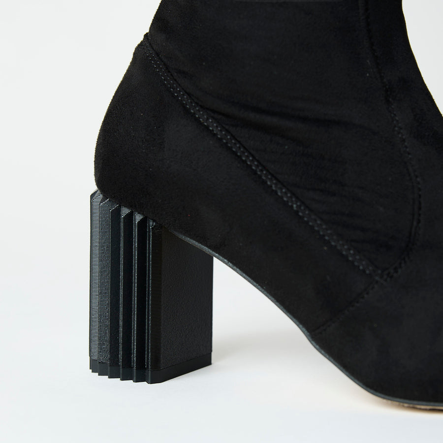 Marian Black Suede Over The Knee Boots