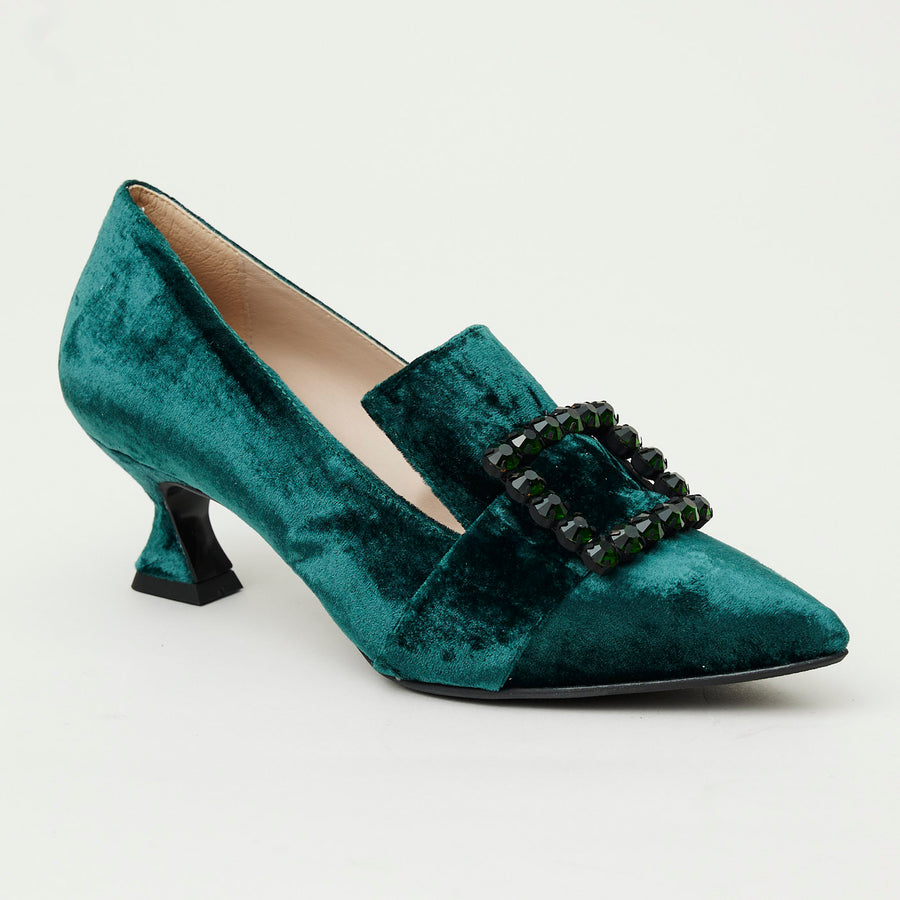 Marian Green Velvet Shoes - Nozomi