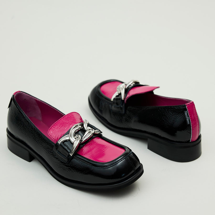 Marco Moreo Black Patent Leather Loafers - Nozomi