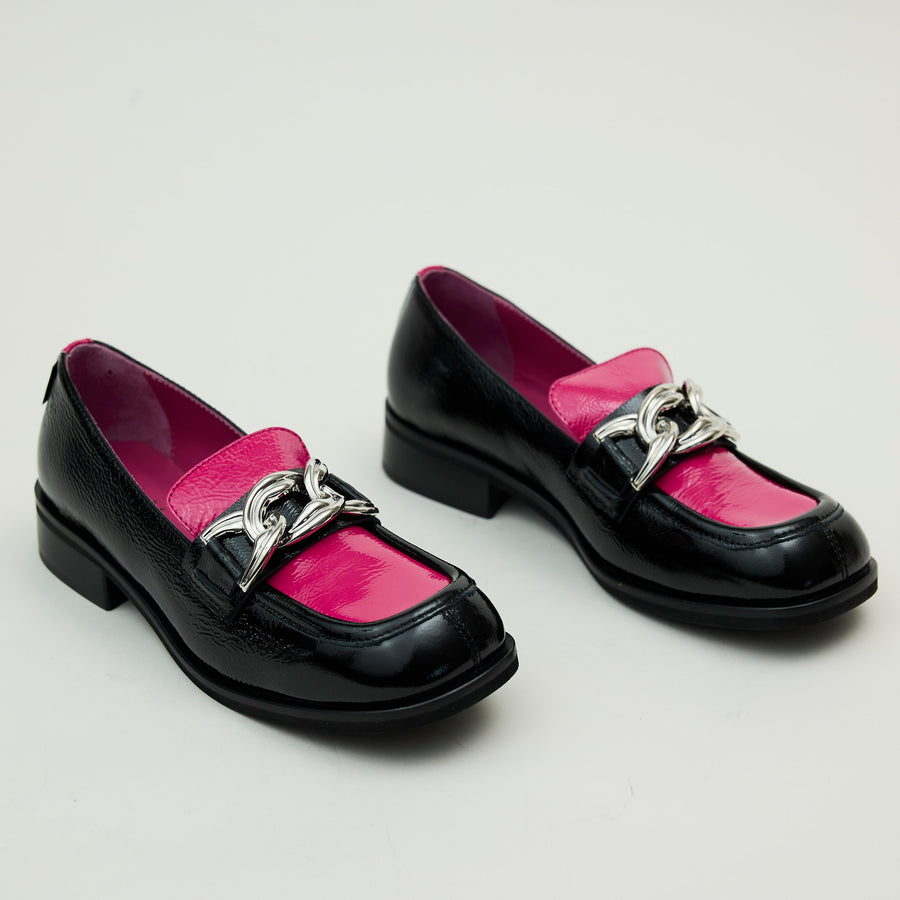 Marco Moreo Black Patent Leather Loafers - Nozomi