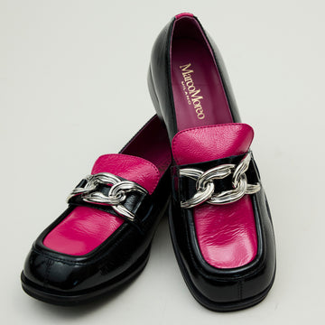 Marco Moreo Black Patent Leather Loafers - Nozomi