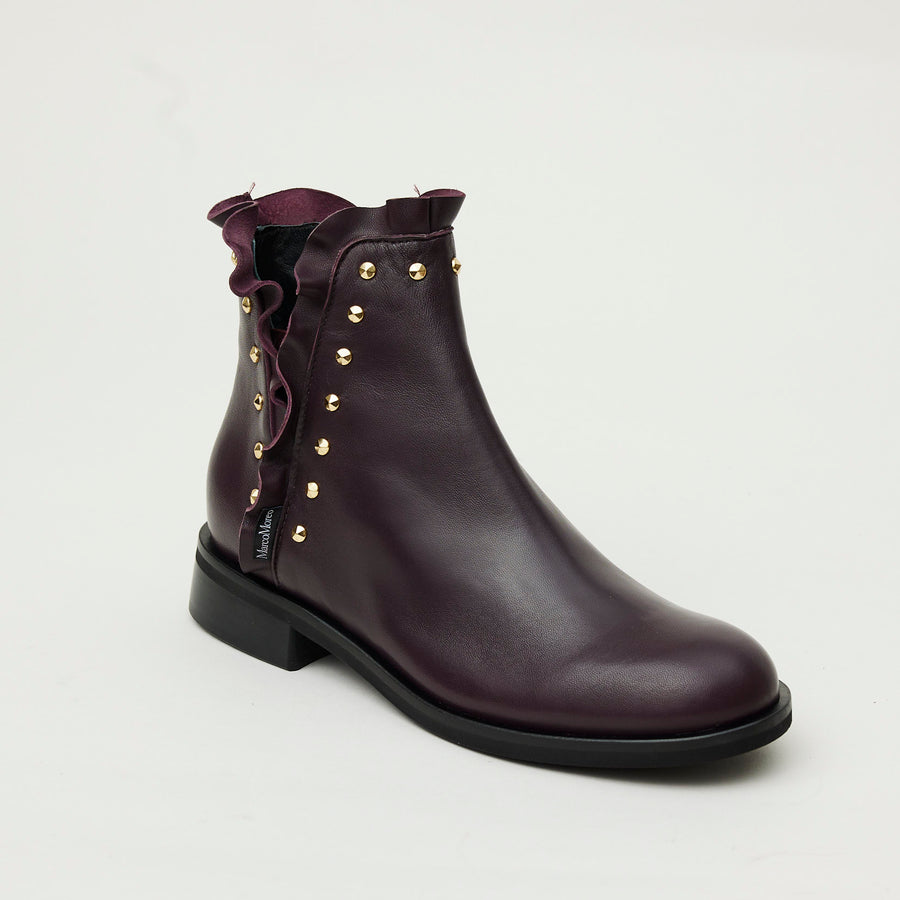 Marco Moreo Aubergine Leather Chelsea Boots - Nozomi