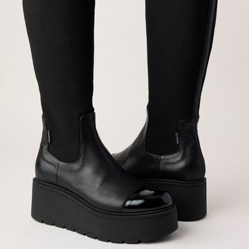 Marco Moreo Knee High Flatform Stretch Boots - Nozomi