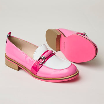 Marco Moreo Pink Patent Loafer - Nozomi