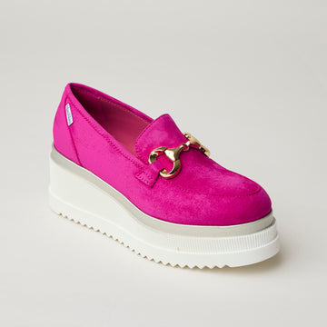 Marco Moreo Fuschia Flatform Shoes - Nozomi