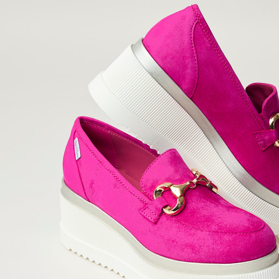 Marco Moreo Fuschia Flatform Shoes - Nozomi