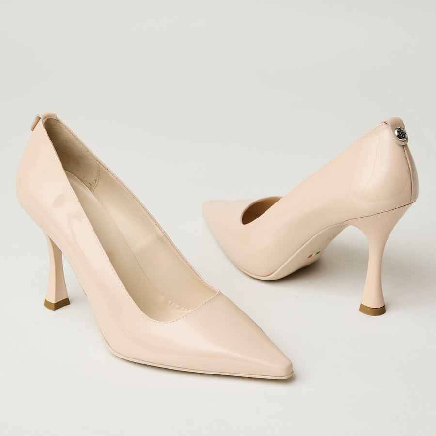 NeroGiardini Nude Patent Leather Court Shoes - Nozomi
