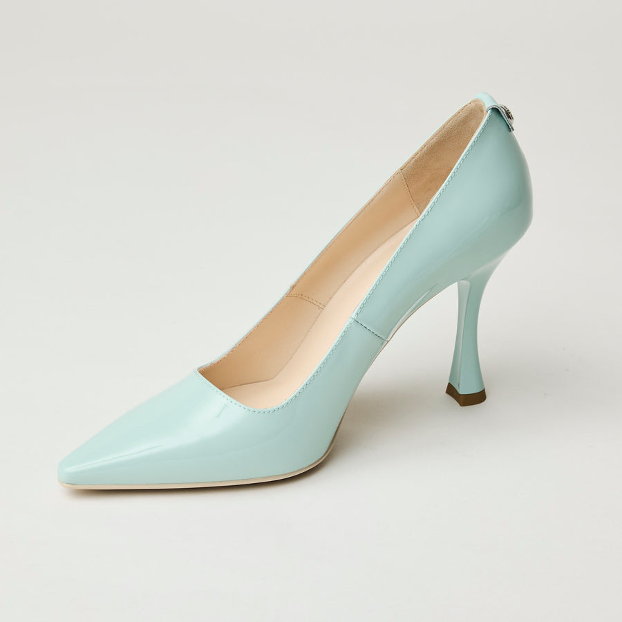 NeroGiardini Aqua Nude Patent Leather Court Shoes - Nozomi