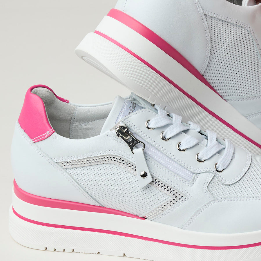 NeroGiardini White Leather Trainers - Nozomi