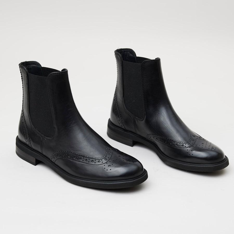 Paul Green Black Leather Chelsea Boots - Nozomi