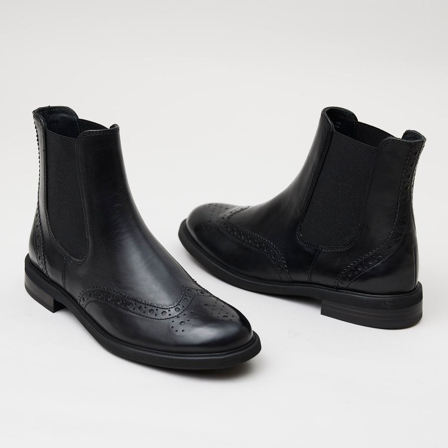 Paul Green Black Leather Chelsea Boots - Nozomi