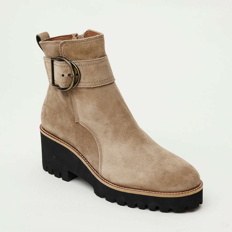 Paul Green Mink Suede Ankle Boots - Nozomi