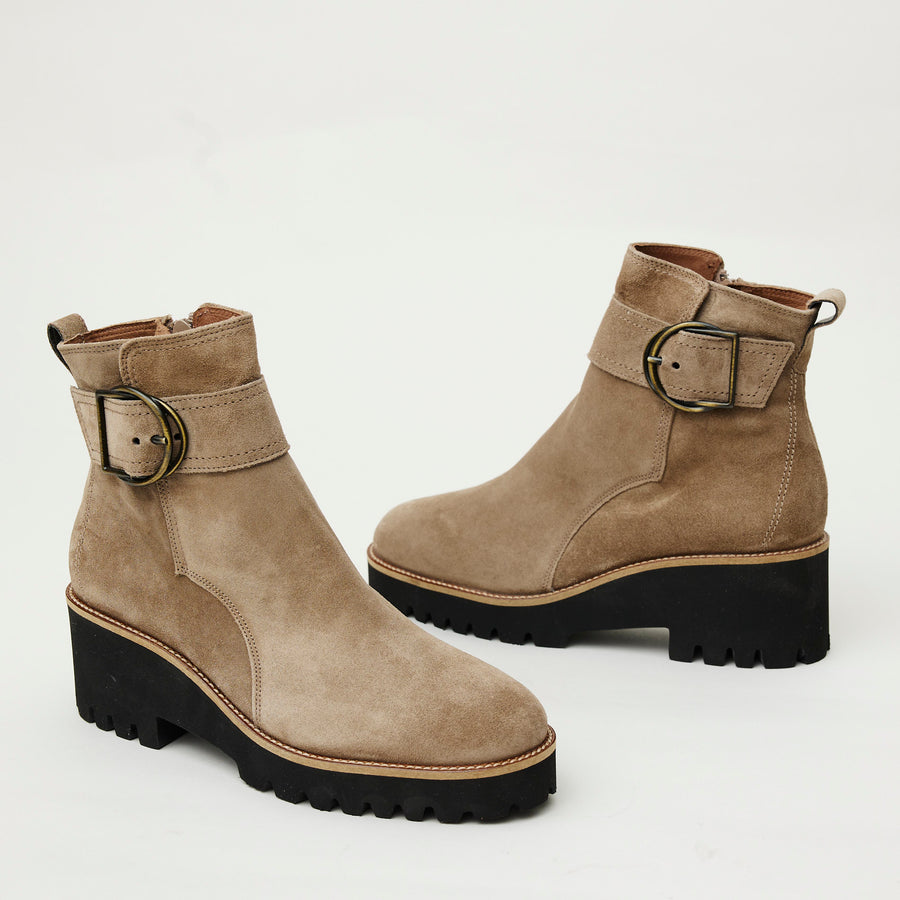 Paul Green Mink Suede Ankle Boots - Nozomi