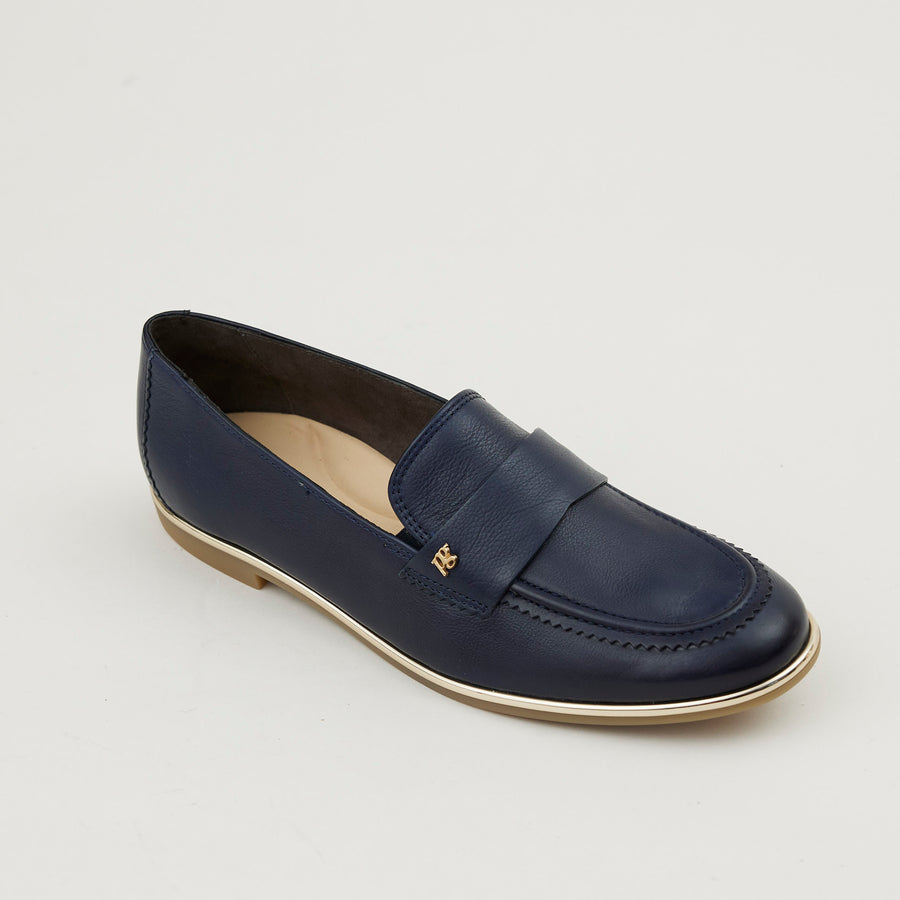 Paul Green Navy Loafers - Nozomi
