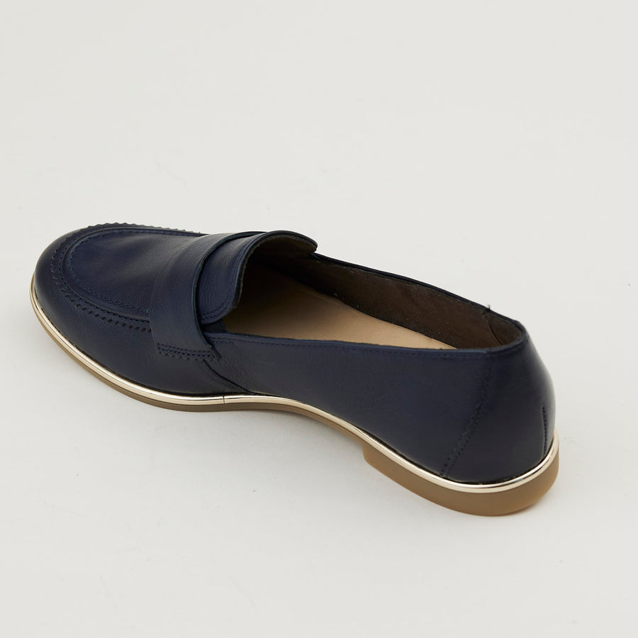 Paul Green Navy Loafers - Nozomi