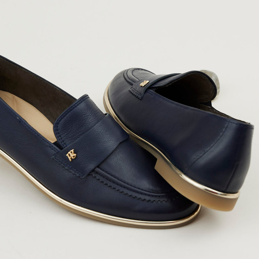 Paul Green Navy Loafers - Nozomi