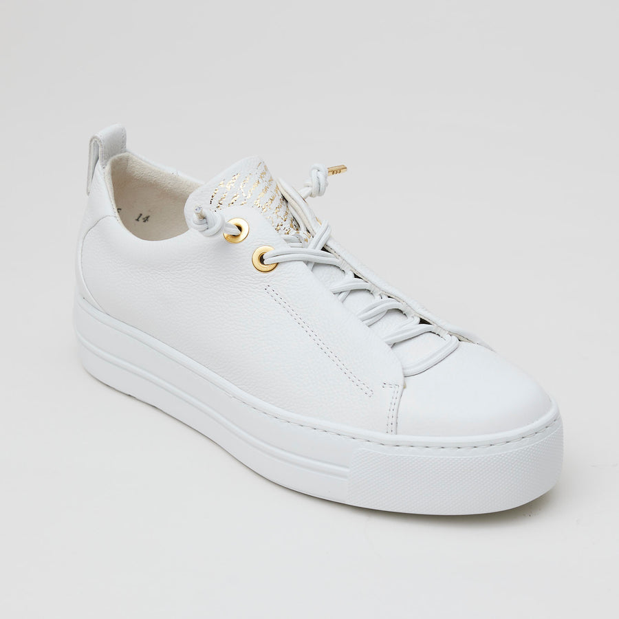 Paul Green White Leather Trainers - Nozomi