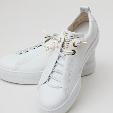 Paul Green White Leather Trainers - Nozomi