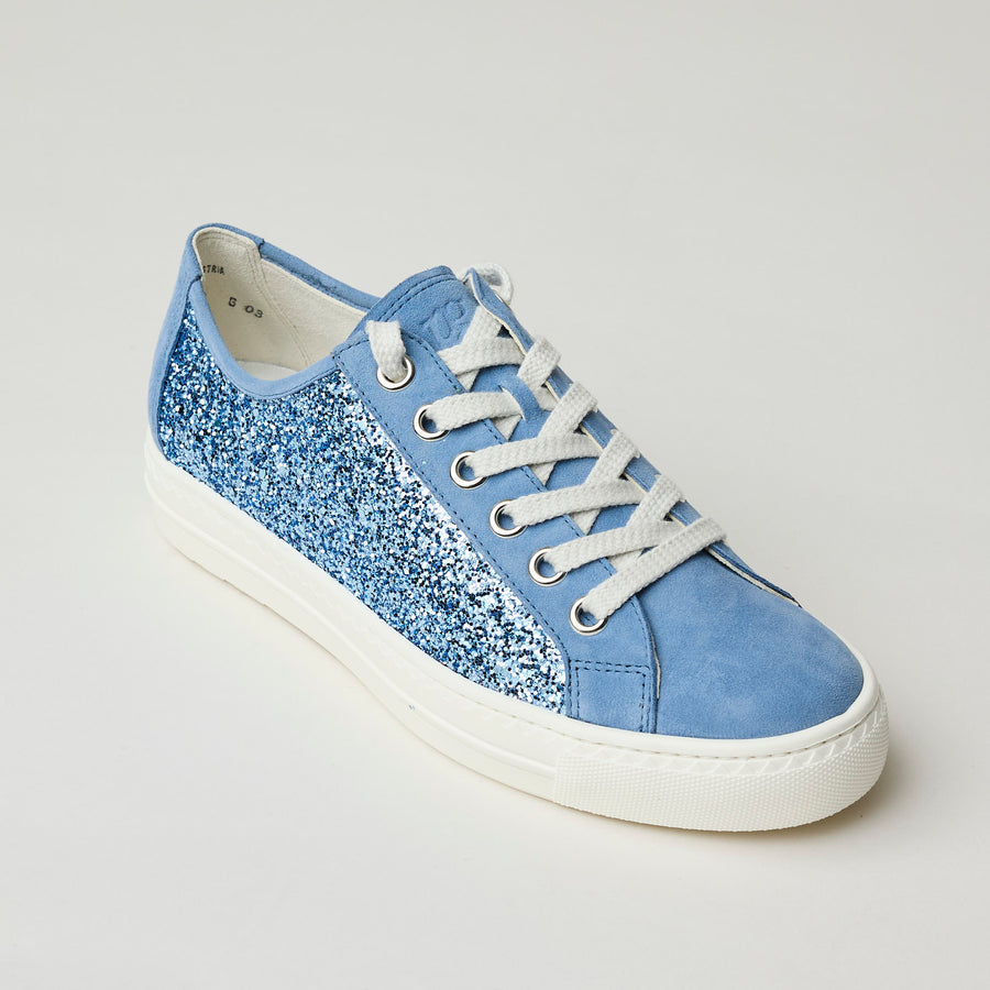 Paul Green Blue Suede Trainers - Nozomi